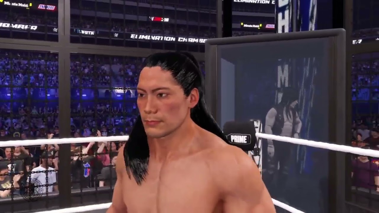 Пользовательская вселенная WWE2K25: Вход в M.A.W. 1 сезон, 18 серия, матч 5: Elimination Chamber ...