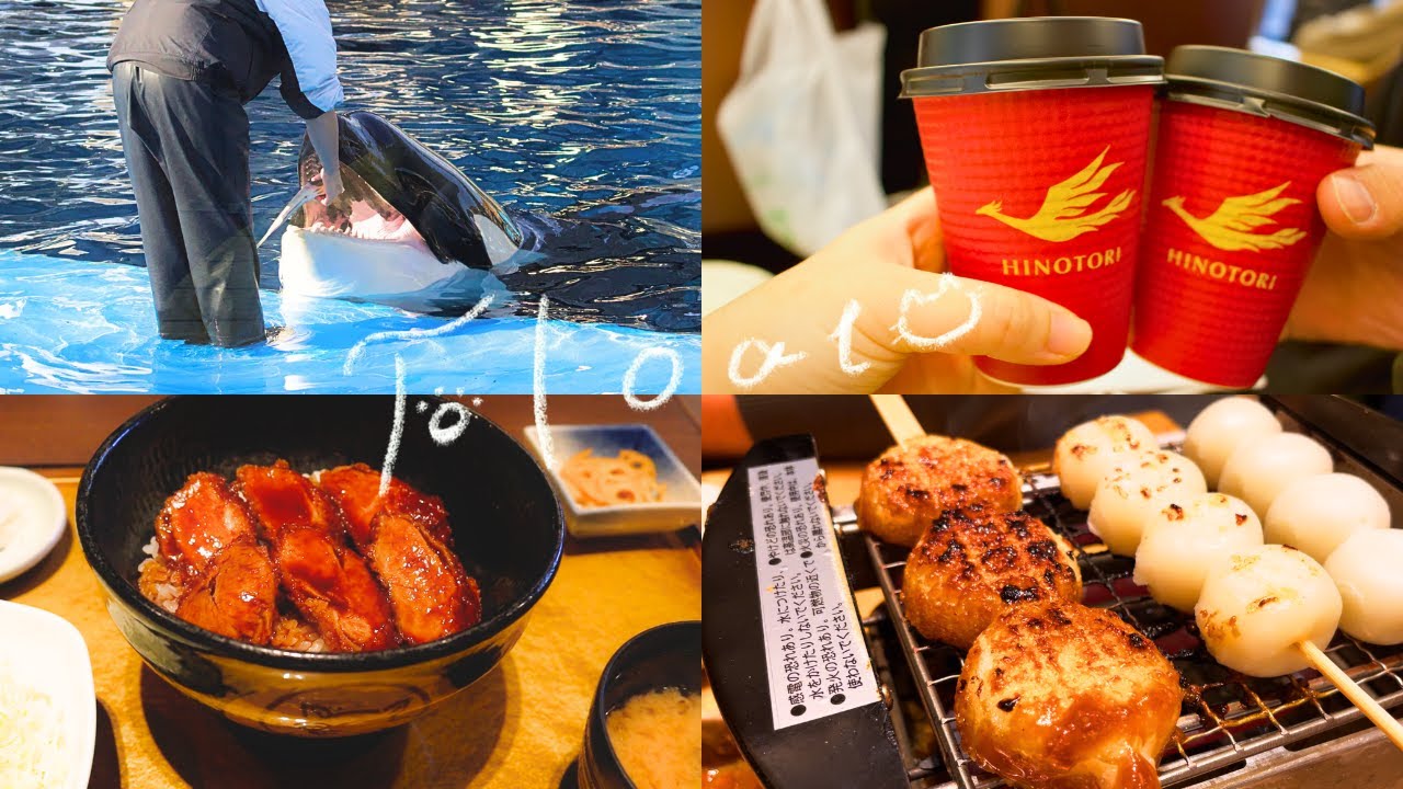 ［vlog］プレミアム特急で行く1泊2日の名古屋旅行🚝🍡🏯｜名古屋名物を食べまくる🍞🍜🍗｜おかげ庵・名古屋城・名古屋港水族館🐬