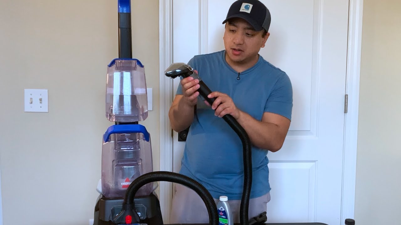 Bissell Turboclean Pet Upright Carpet And Upholstery Cleaner 3948 | Demo And Review
