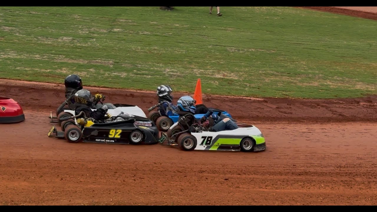Trying to beat the Rain! May 3rd Kart races @ MKR!