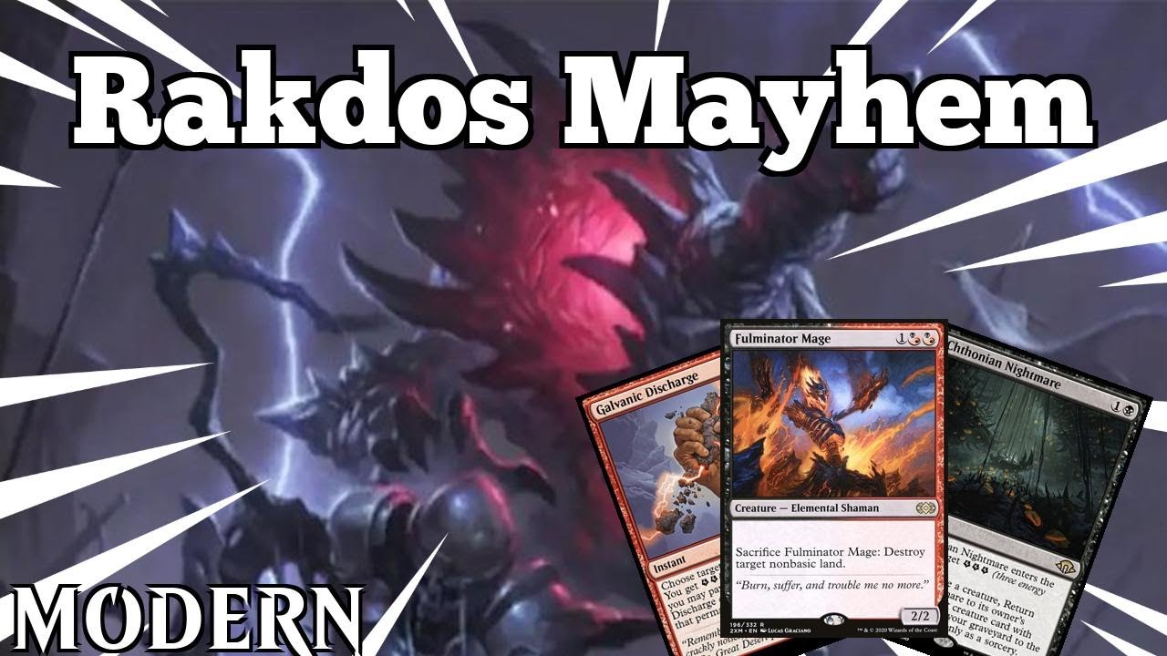 Carnage Creature Loop Combo! | Rakdos Mayhem | Modern | MTGO