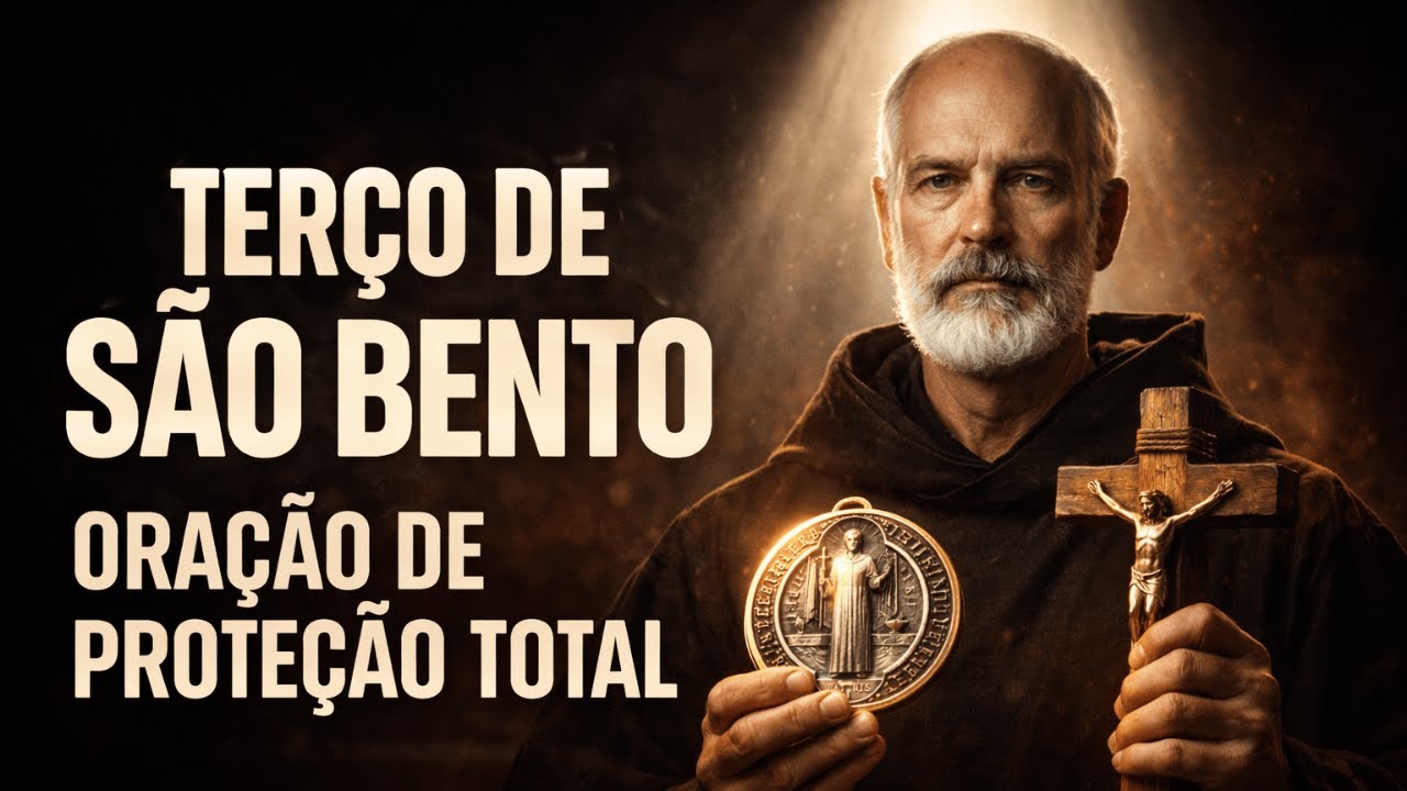 TERÇO DE SÃO BENTO COMPLETO – ORAÇÃO DE PROTEÇÃO CONTRA TODO MAL
