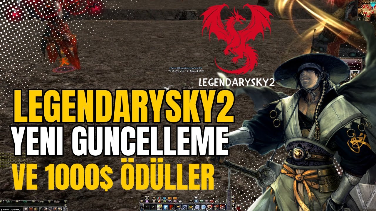 LegendarySky2 Yeni Güncelleme ve Büyük Ödüller|Karahan Online Sunucu Tanıtmı|12sky2 server promotion