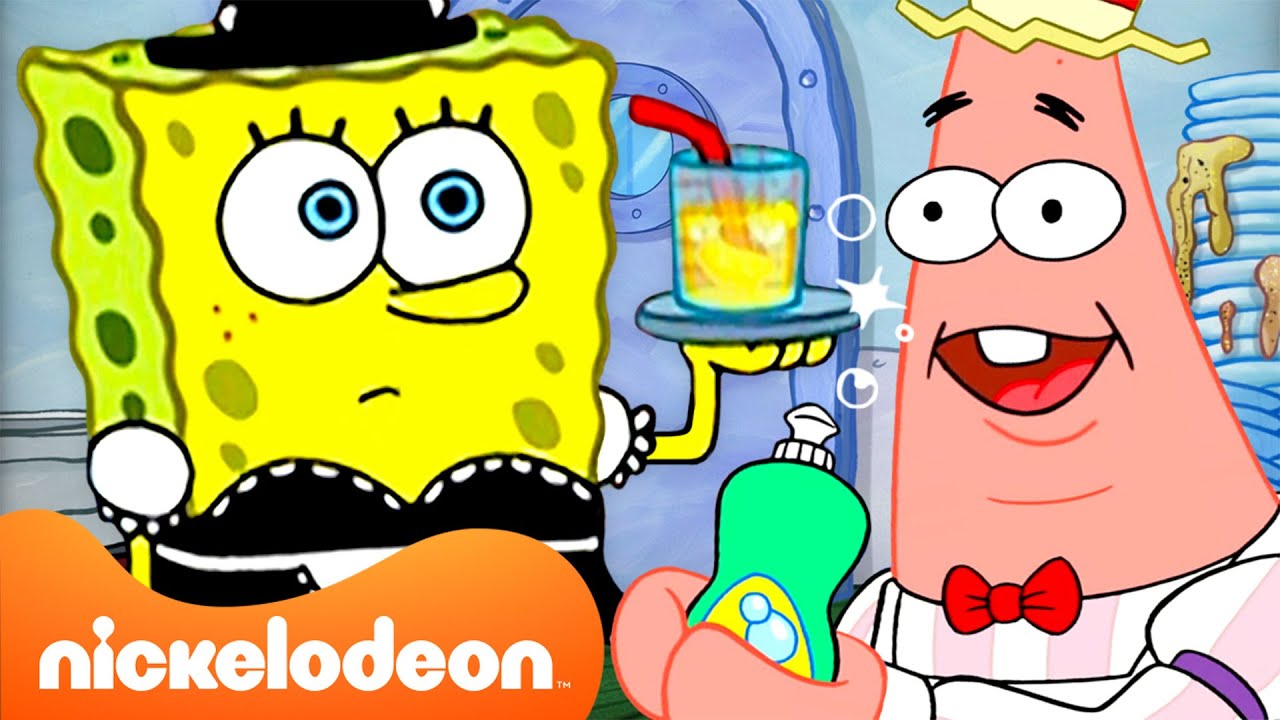 ¡Feria de trabajos en Fondo de Bikini! 🎓 | Todos los trabajos posibles | Nickelodeon