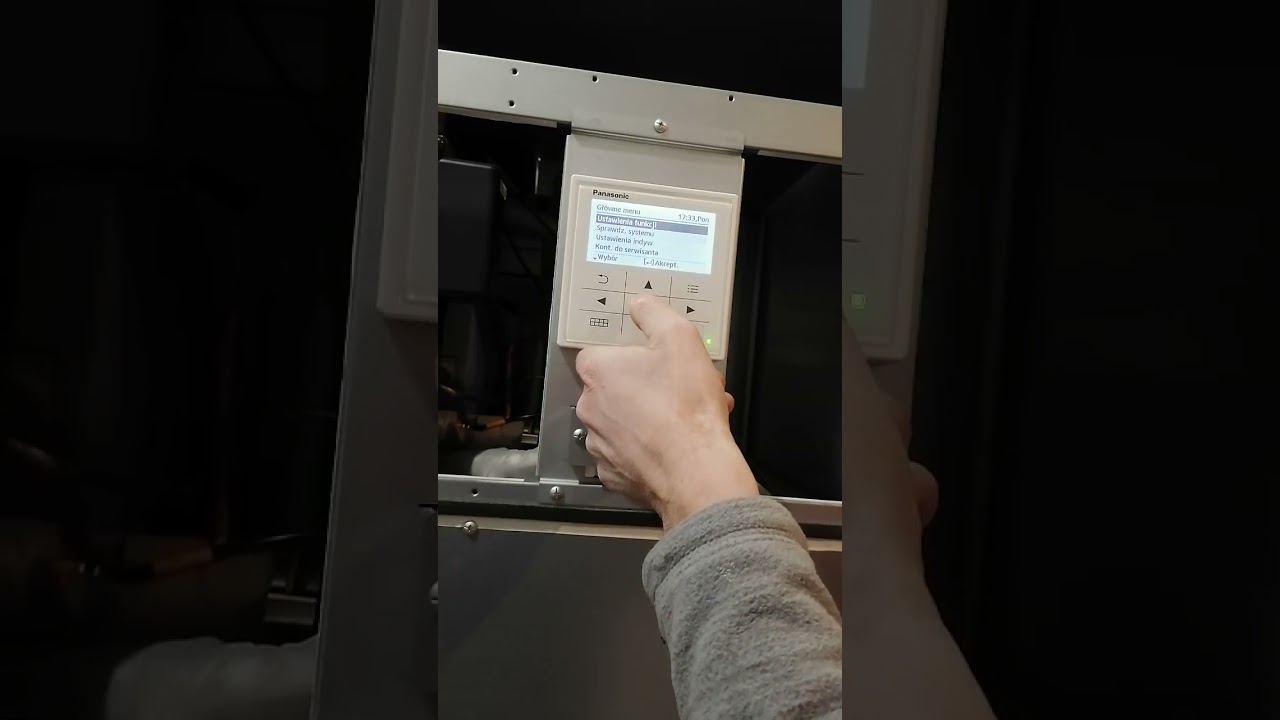 Pompa ciepła Panasonic seria J pierwsze uruchomienie.