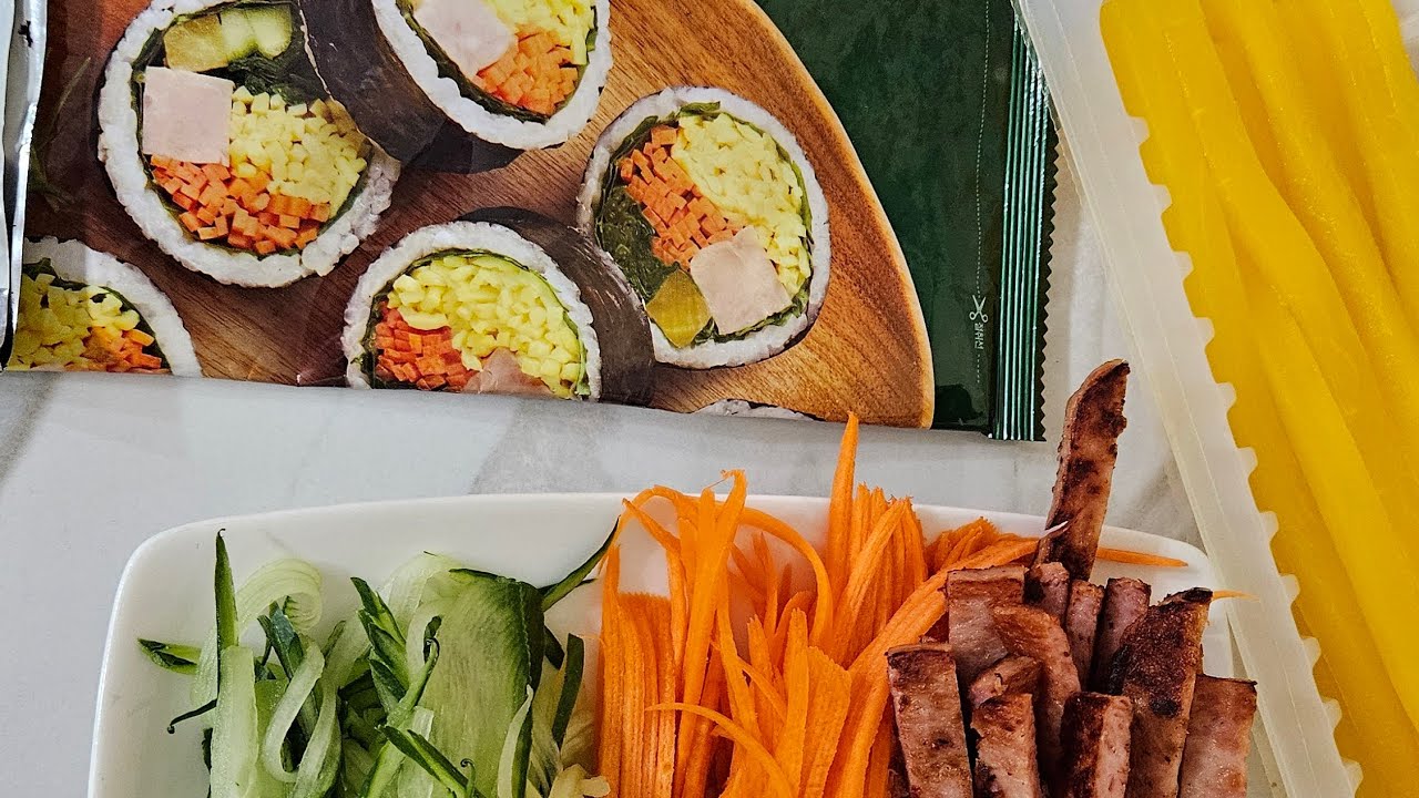FAZENDO KIMBAP VIVENDO NA COREIA 🇰🇷 está ao vivo!
