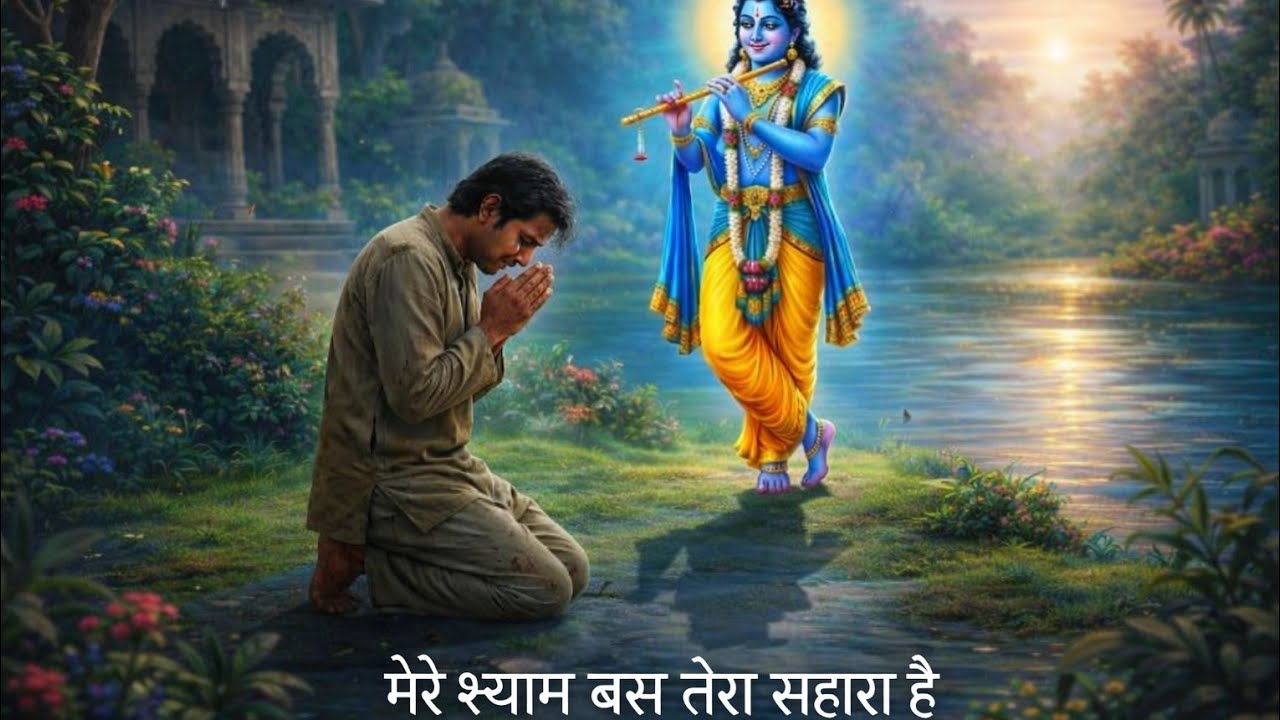 जिसका कोई नहीं उसका श्याम है 🙏 | मेरे श्याम बस तेरा सहारा है | Heart Touching Krishna Bhajan
