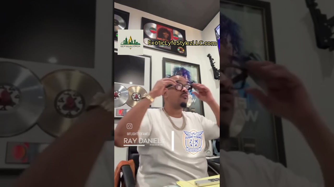Ray Daniels Gives Constructive Criticism 2 Artist on His Streaming Podcast Atlanta GA Flight to Fam