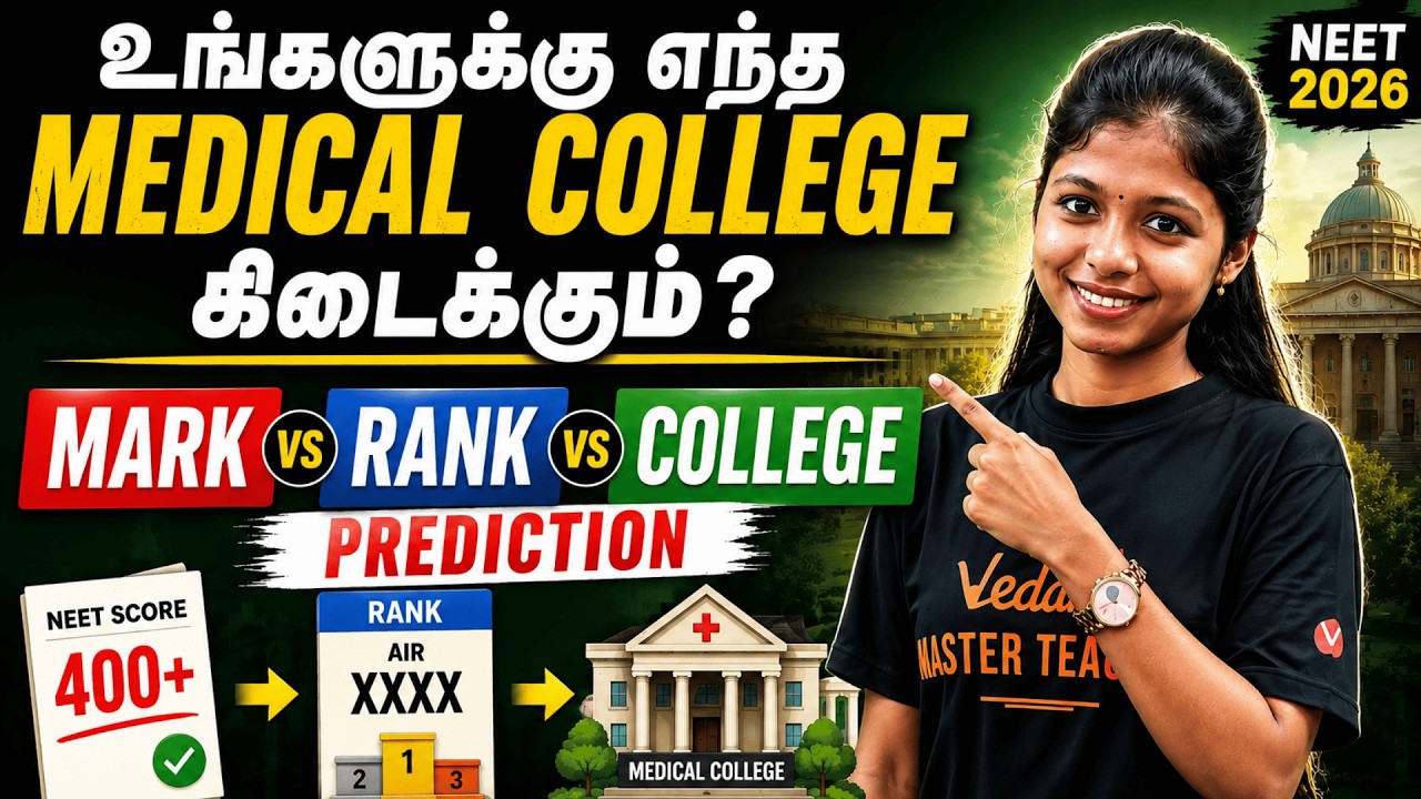 Which Medical College Will You Get? | Marks vs Rank vs College Predictor ⌛ #neet2026 #medicalcutoff