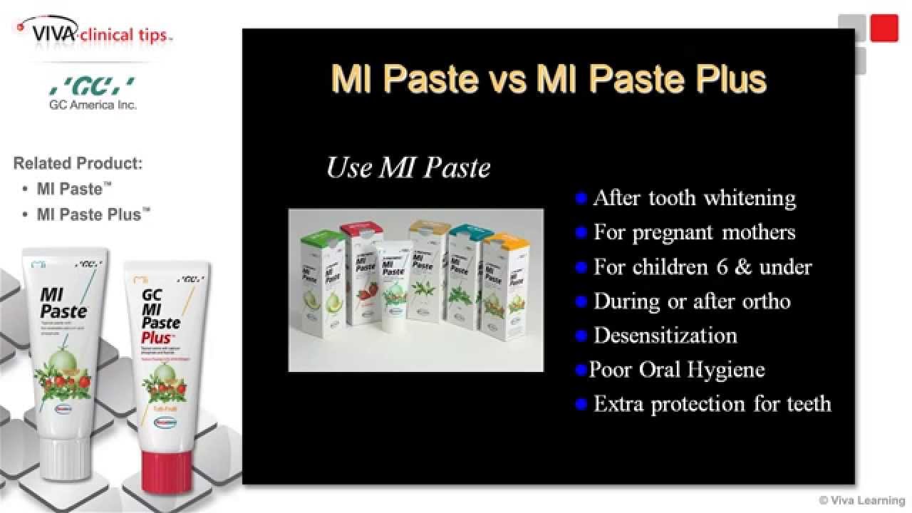 Dr. Dan Ward on MI Paste and MI Paste Plus