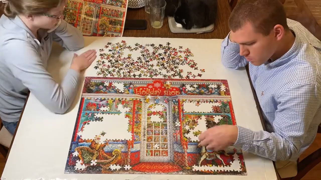 Ceaco Classic Christmas Holiday Shop 1000 Piece Puzzle
