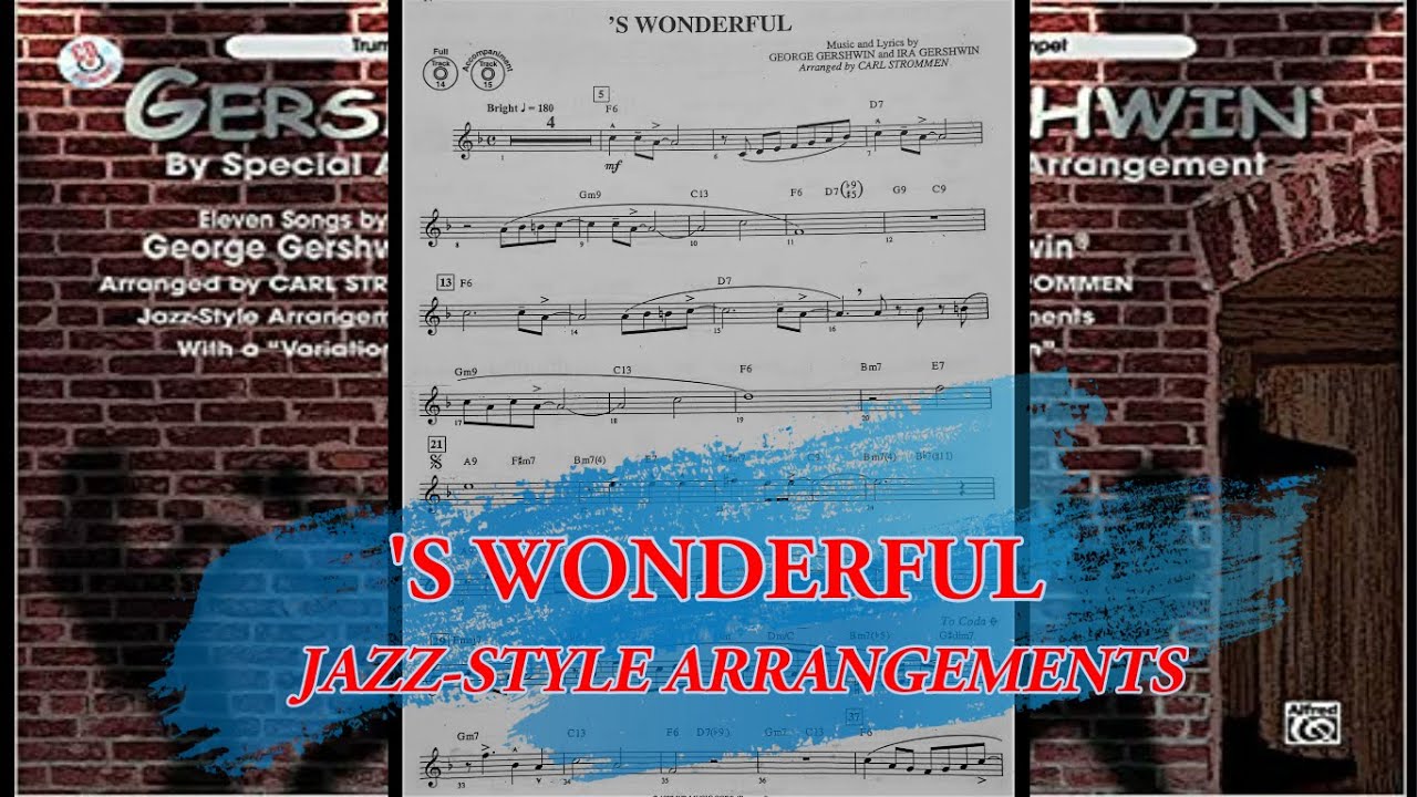 'S Wonderful-Trumpet Solo-Jazz Style-Backing Track