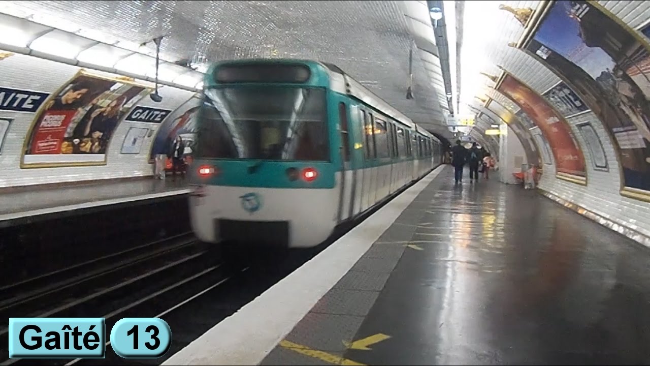 Парижский метрополитен : Гаите | линия 13 ( RATP MF77 )