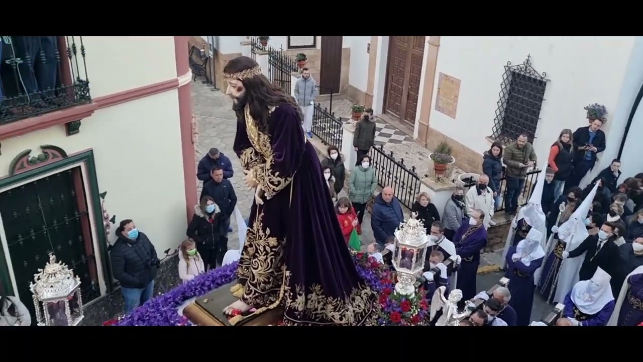 Padre Jesús pasando por la iglesia, Arriate 2022