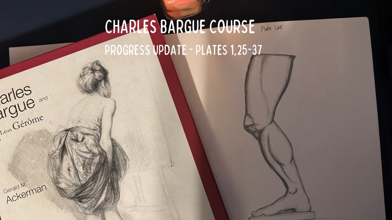 Charles Bargue Course Progress Update - Plates 1,25 - 1,37