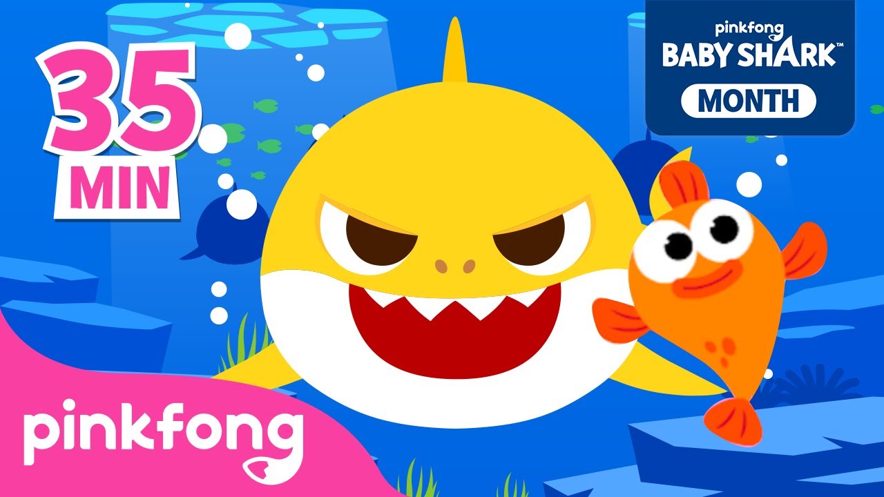 Bebê Tubarão | Melhores Músicas Infantis | Baby Shark | +Compilação |Pinkfong Canções para crianças