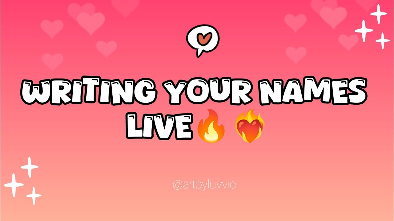 Writing your names live🔥😱😘 #live #calligraphy #namewriting #viral #livefeed #love #hyped #shortsfeed