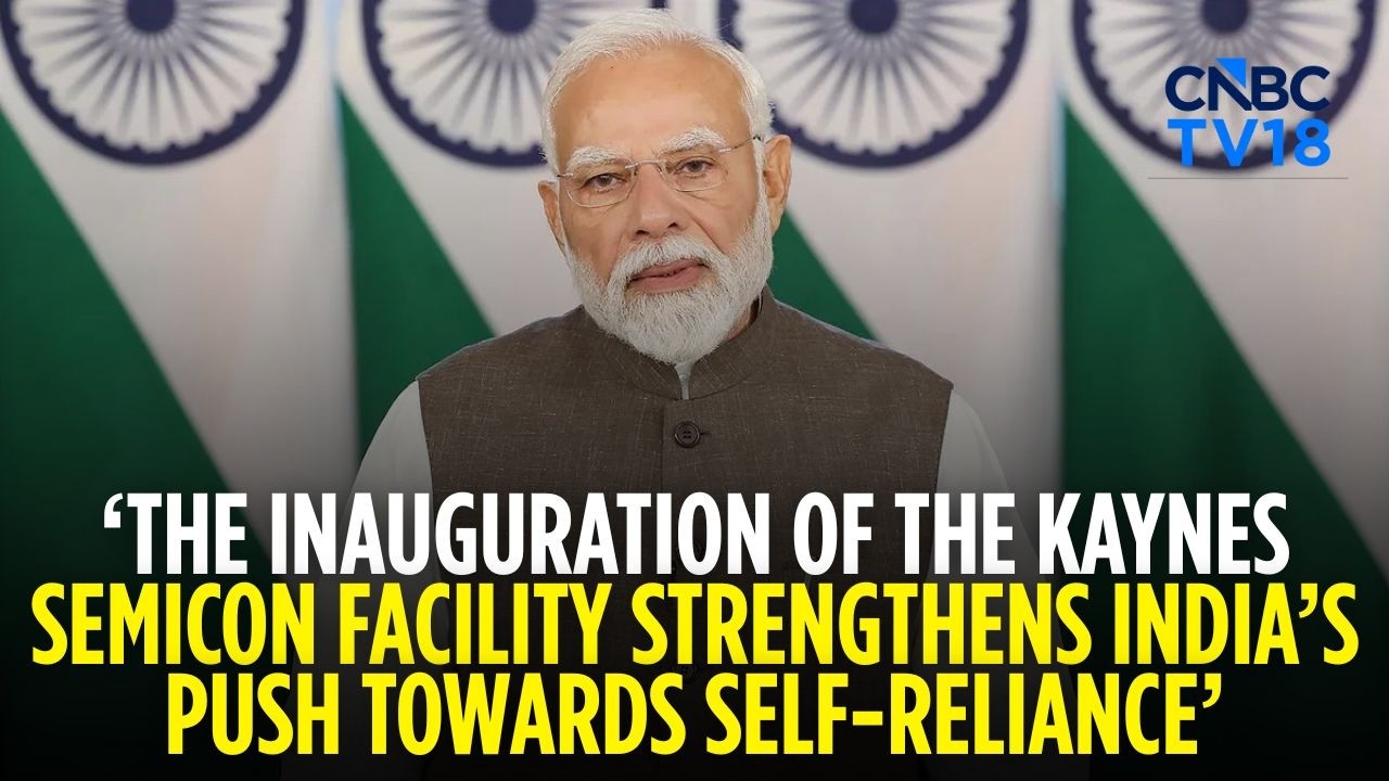 PM Modi Inaugurates Kaynes Semicon Plant In Gujarat, Calls It Big Step For Chip Ecosystem | N18V