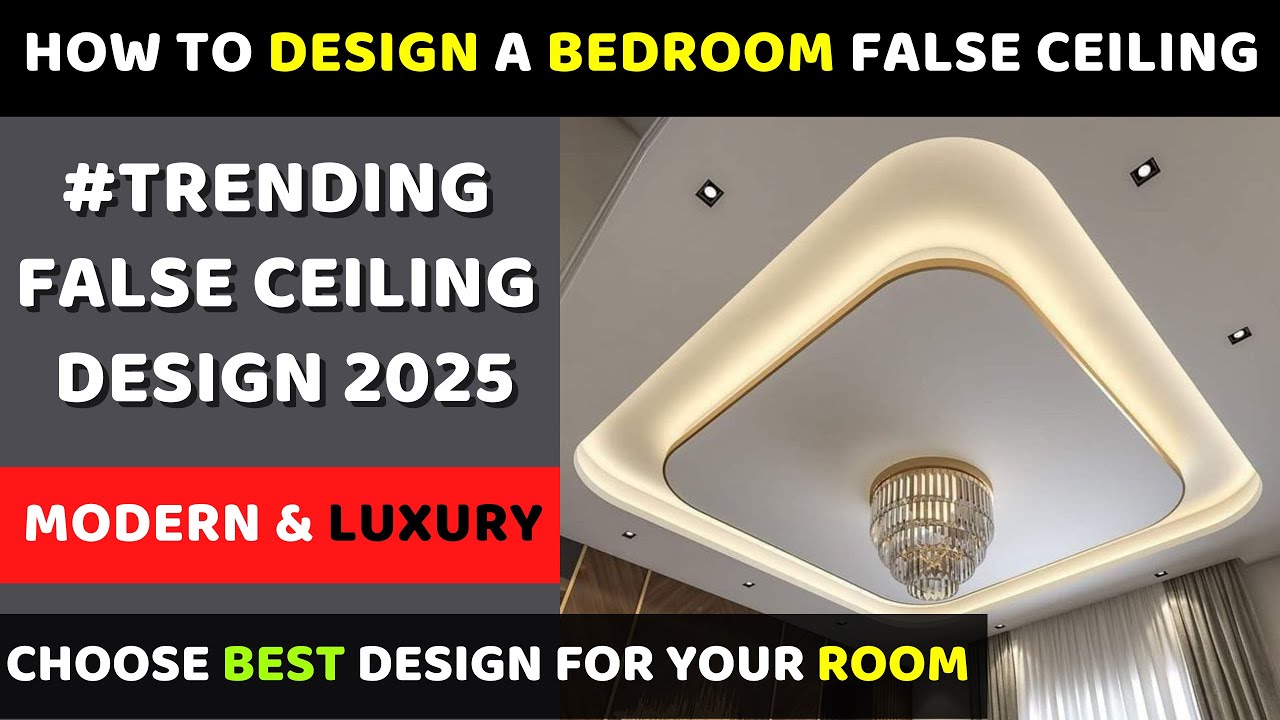 Trending Bedroom False Ceiling Design 2024 | Best False Ceiling Design For Bedroom @91Homes