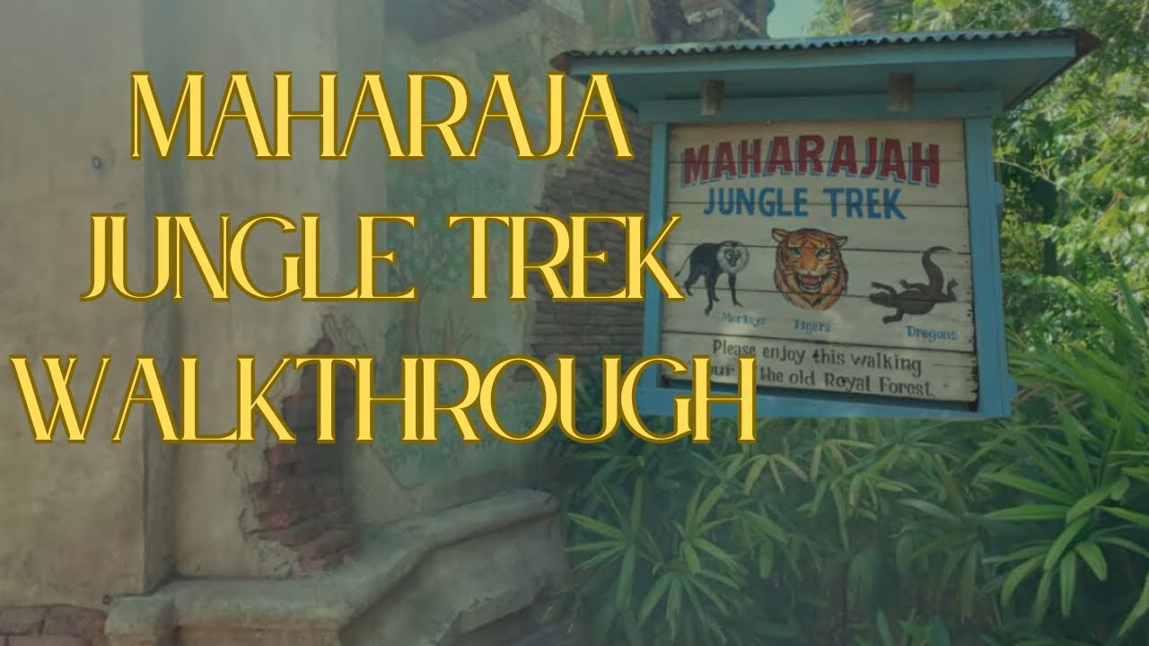 Maharaja Jungle Trek Full Walkthrough Disney’s Animal Kingdom 4K 2025 Walt Disney World