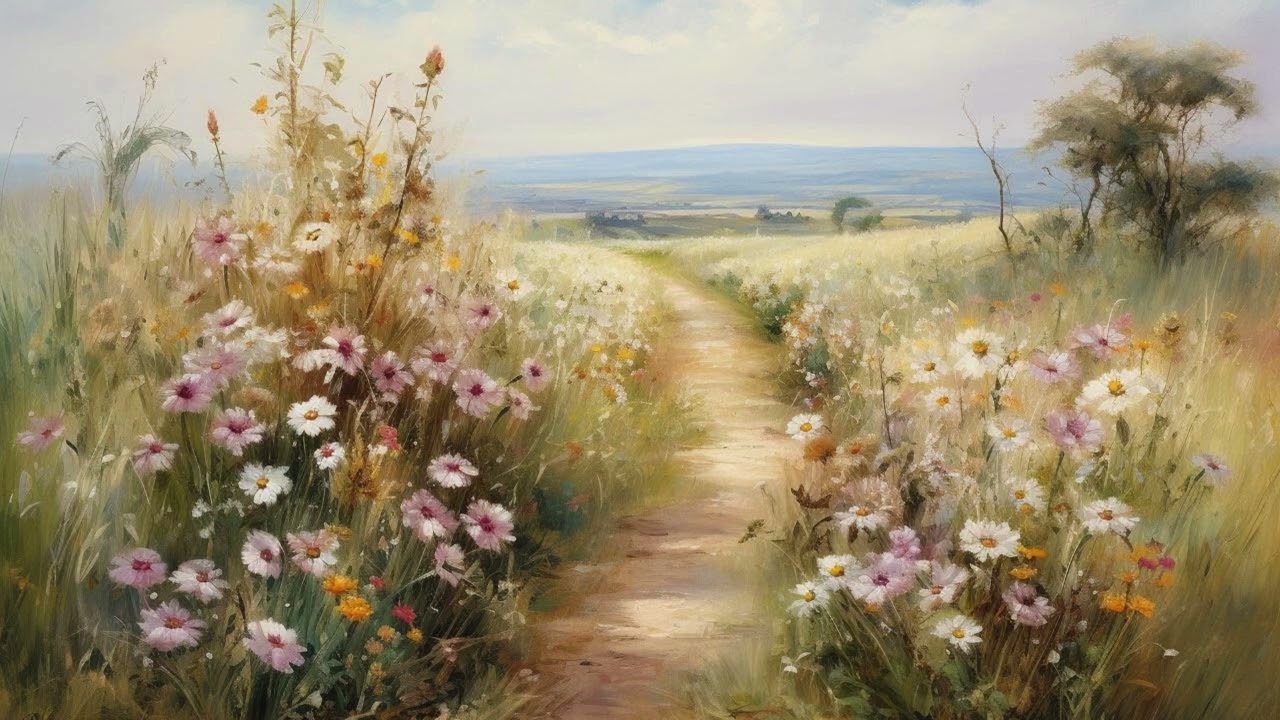 Spring Landscape Free Tv Art Wallpaper Screensaver Home Decor Samsung Oil Painting Digital Wall Art