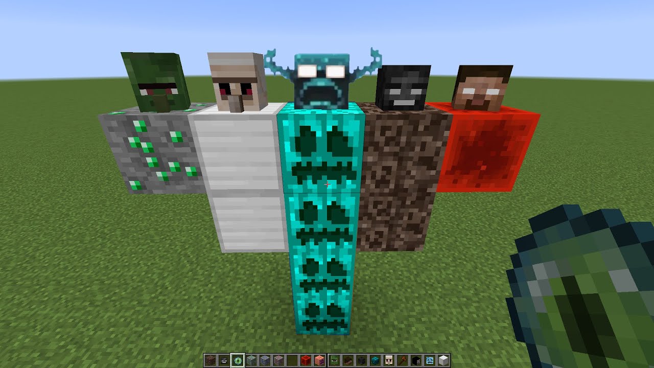 what if you create a WITHER ZOMBIE WARDEN in MINECRAFT