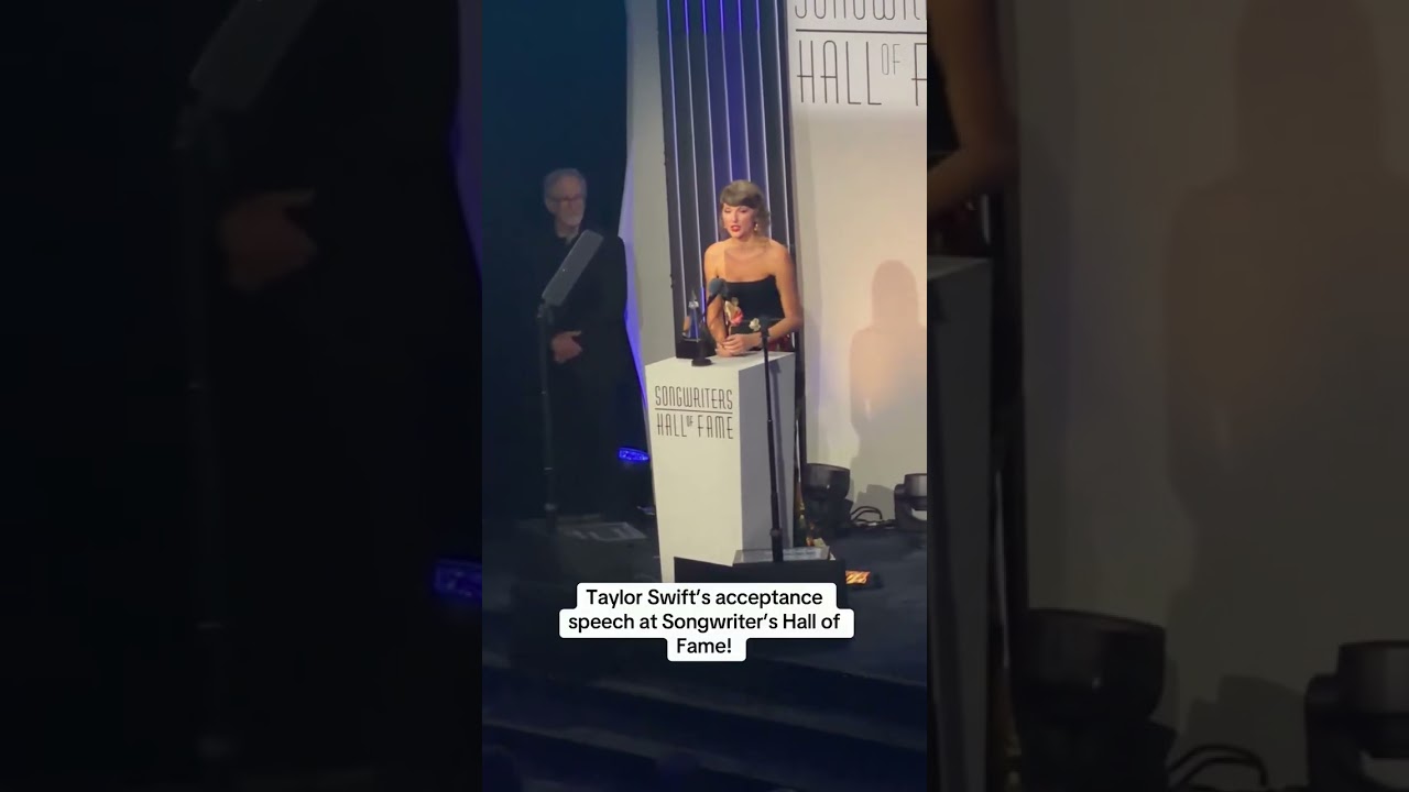 Taylor Swift&rsquo;s Full Songwriters Hall of Fame Speech | 2026 Induction