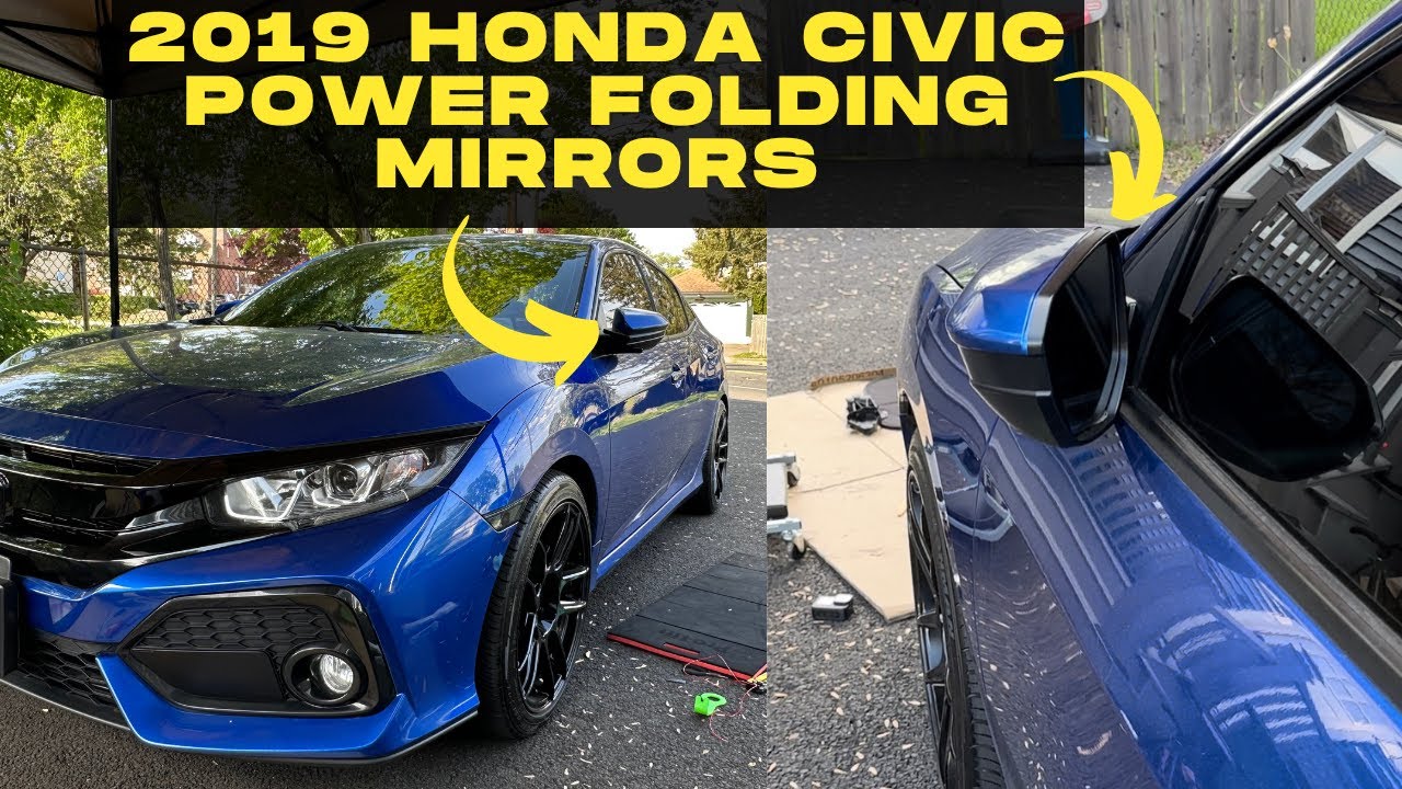 Honda Civic 2019 года выпуска с электроприводом складывания зеркал
