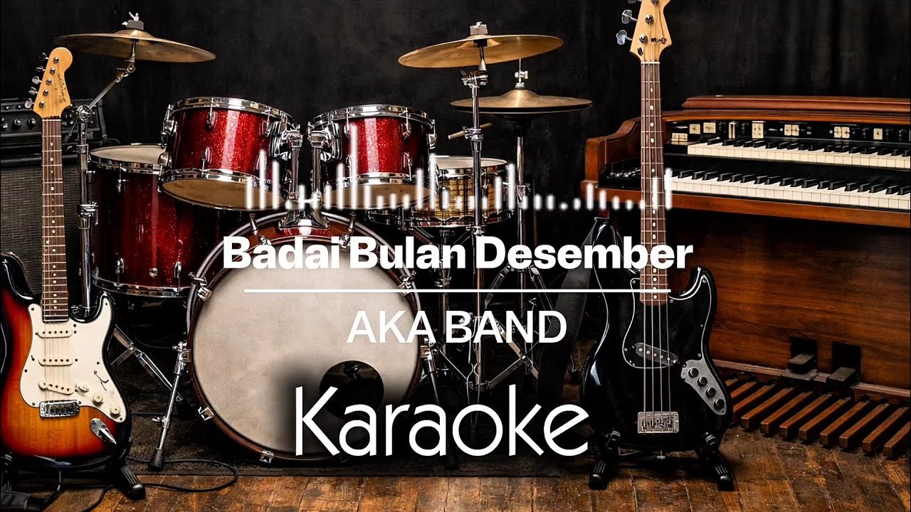 🎶Badai Bulan Desember—AKA Band • Farkan Blues Karaoke
