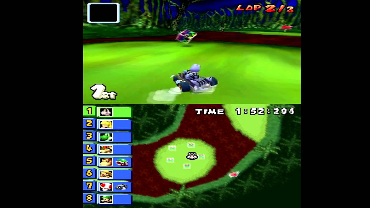 Mario Kart DS (NDS) walkthrough - Luigi's Mansion