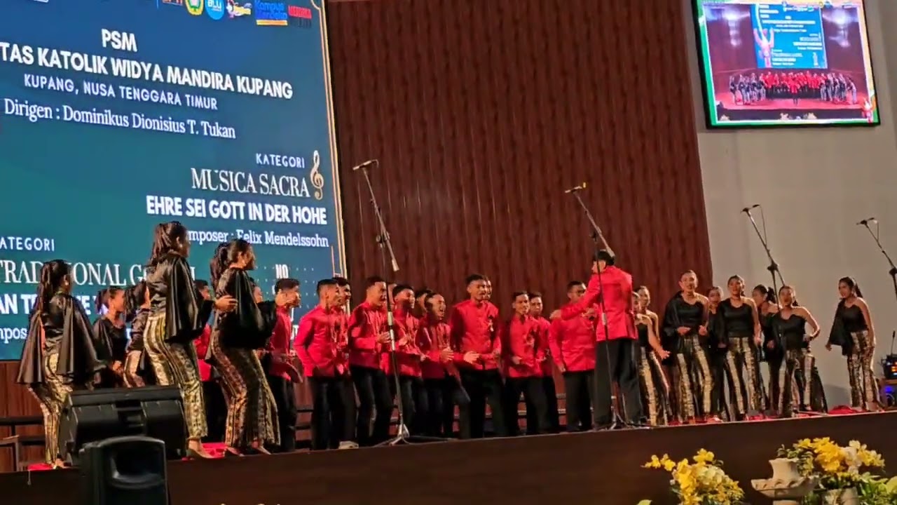PSM UNWIRA KUPANG- Icant tell the world (PESPARAWI MAHASISWA NASIONAL 2024) NTT