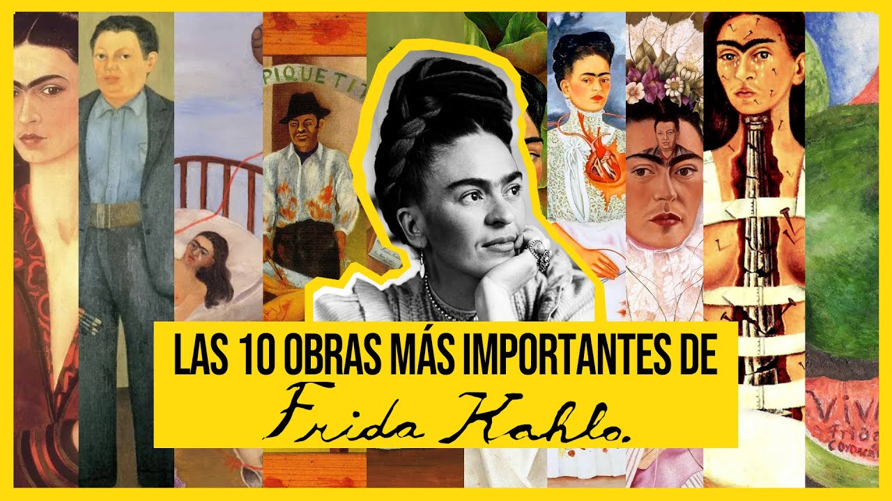 🌺 Las 10 obras más importantes de Frida Kahlo | totenart.com