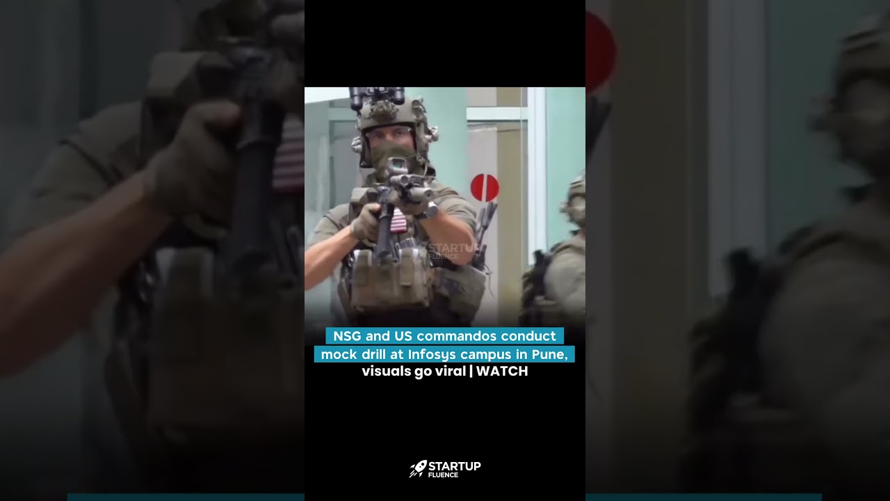 NSG & US Commandos Conduct Joint Mock Drill at Infosys Pune Campus, Visuals Go Viral | WATCH