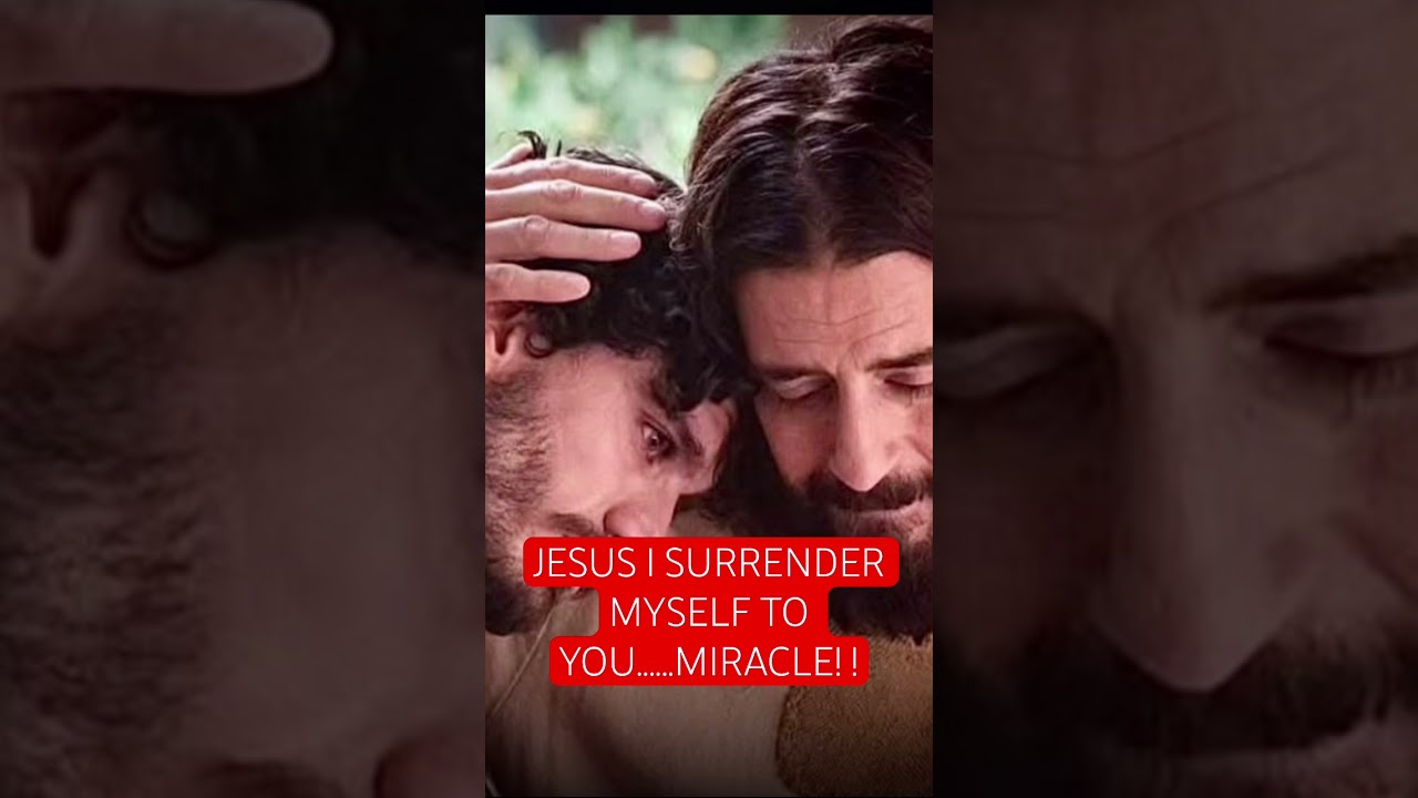 JESUS I SURRENDER MYSELF TO YOU. ...MIRACLE. Jonathan Roumie