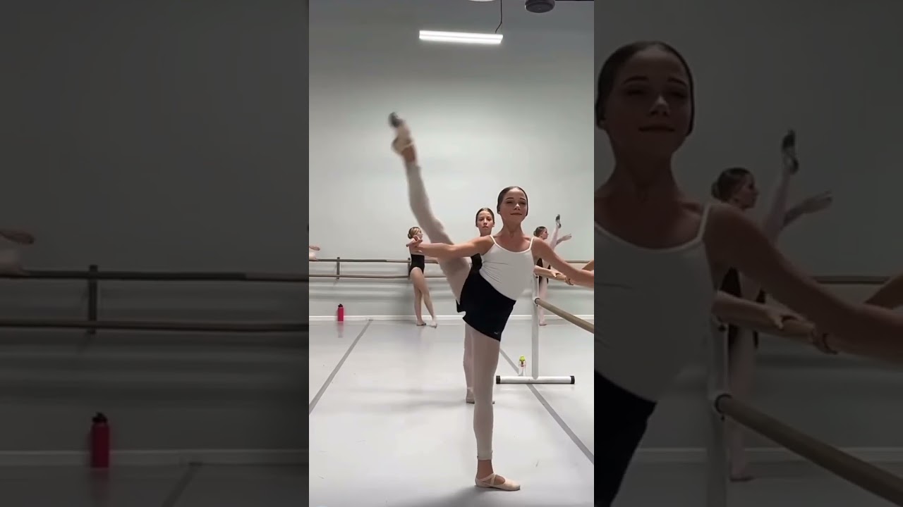 Natasha Furman from Vaganova at the Master Ballet Academy summer intensive #ballet #ballerina #viral