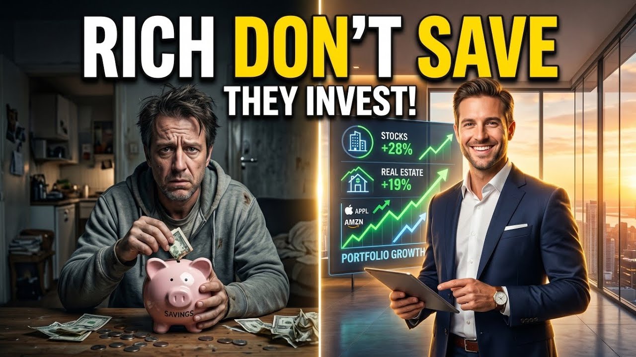 Why the Rich Don&rsquo;t Save Money (And What They Do Instead)/#america #successmindset #financialfreedom 