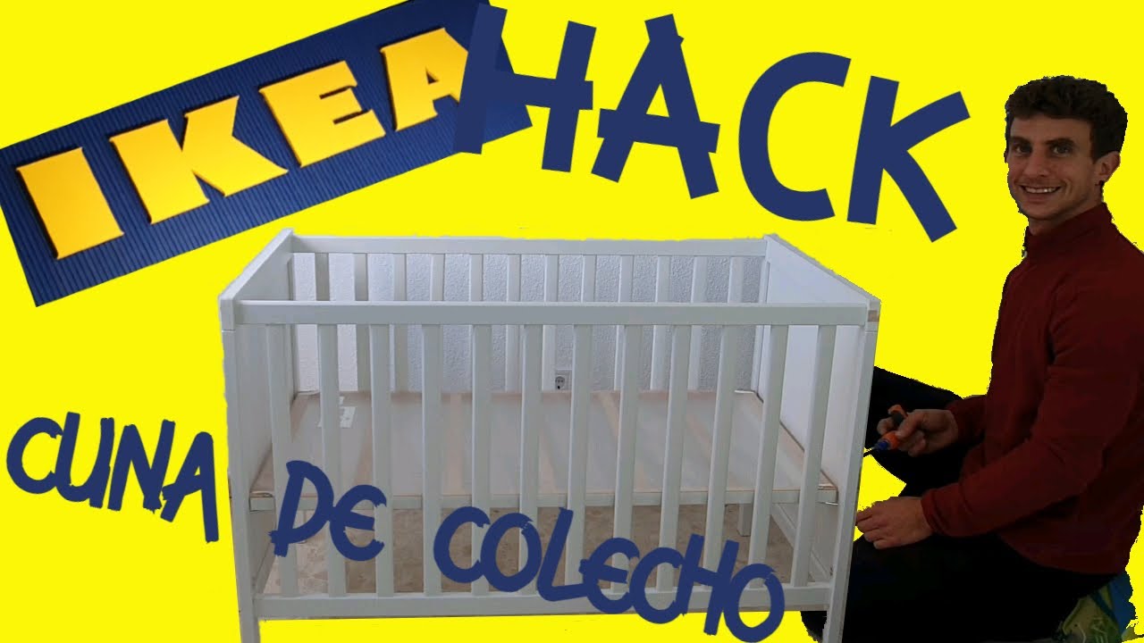 😎IKEA HACK😎 Transformar Cuna SUNVIK a Cuna de colecho.