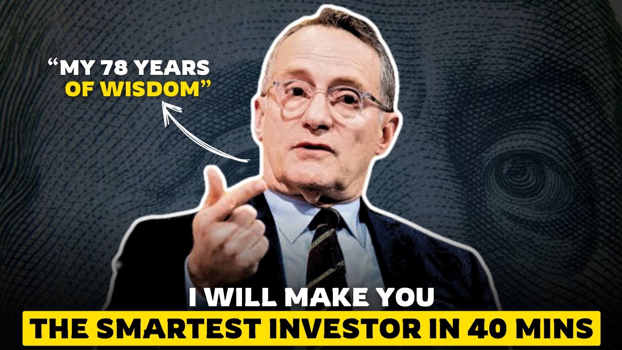 40 Years of Investing Wisdom in 40 mins | Howard Marks | MUST WATCH | Investment