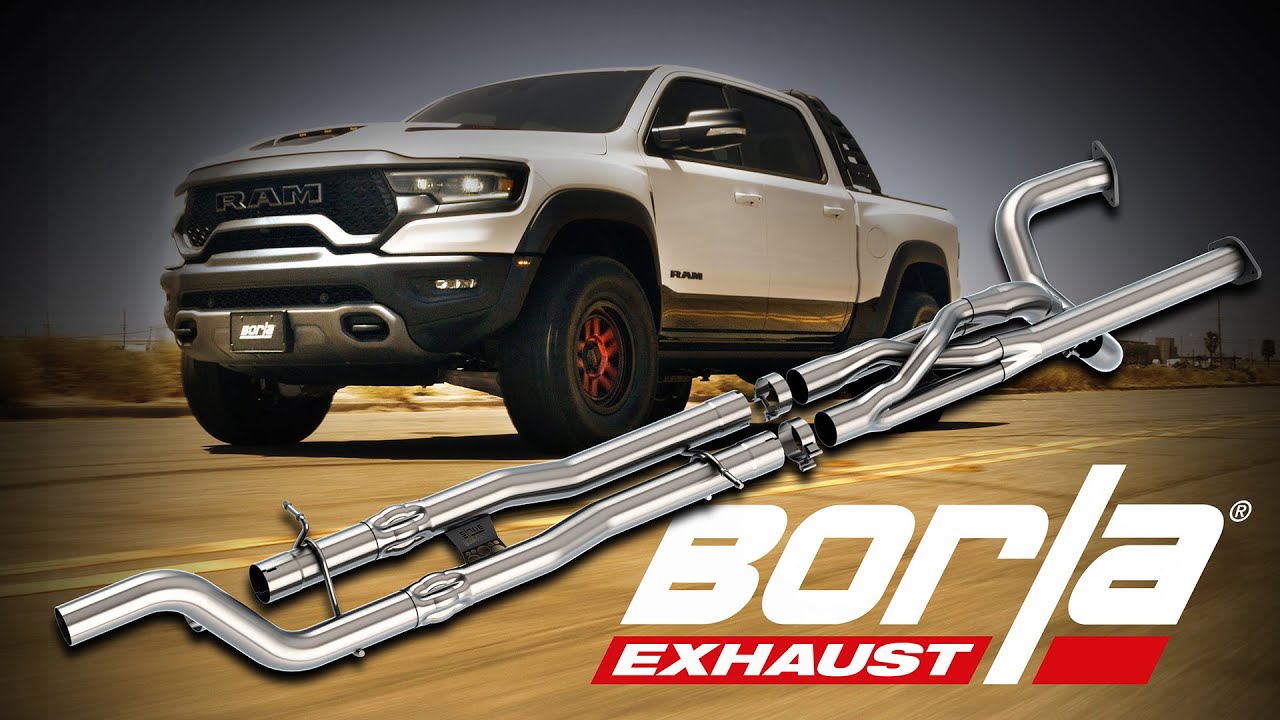 Выхлопная система Borla ATAK&reg; для RAM TRX 2021-2024 годов выпуска.