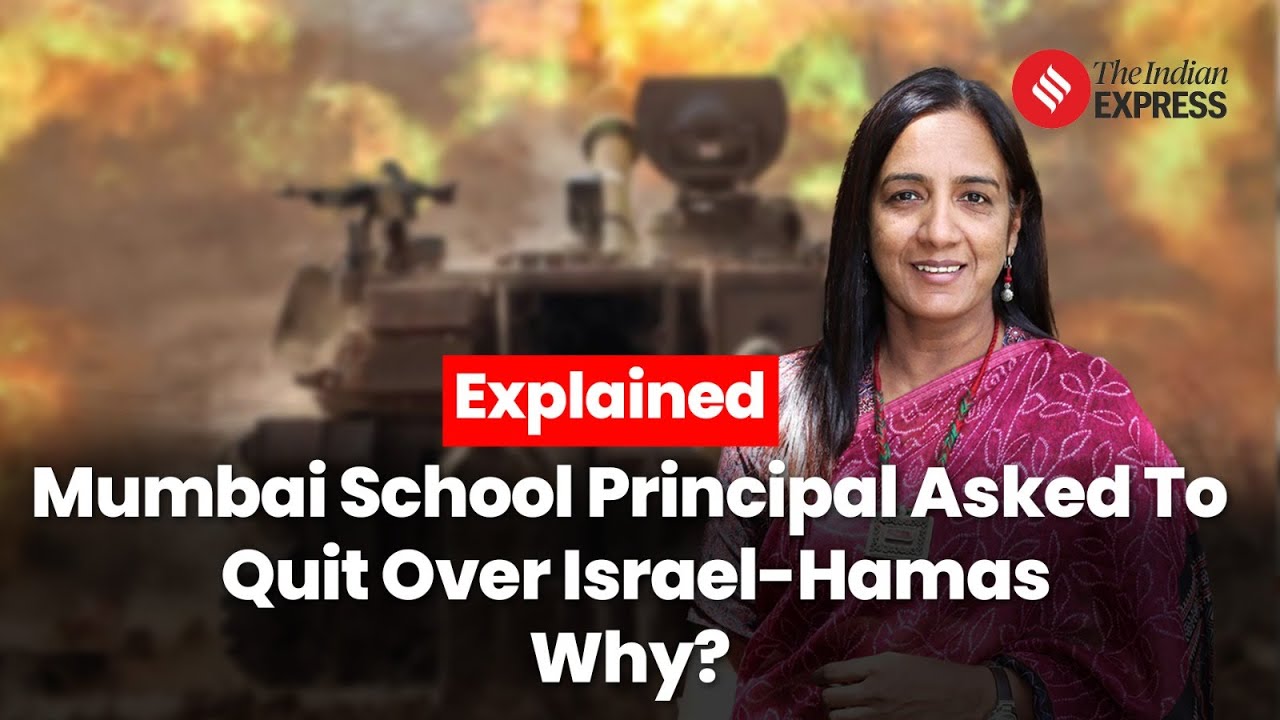 Mumbai Somaiya School Principal Asked To Quit  Over Social Media Posts On Palestine Issue