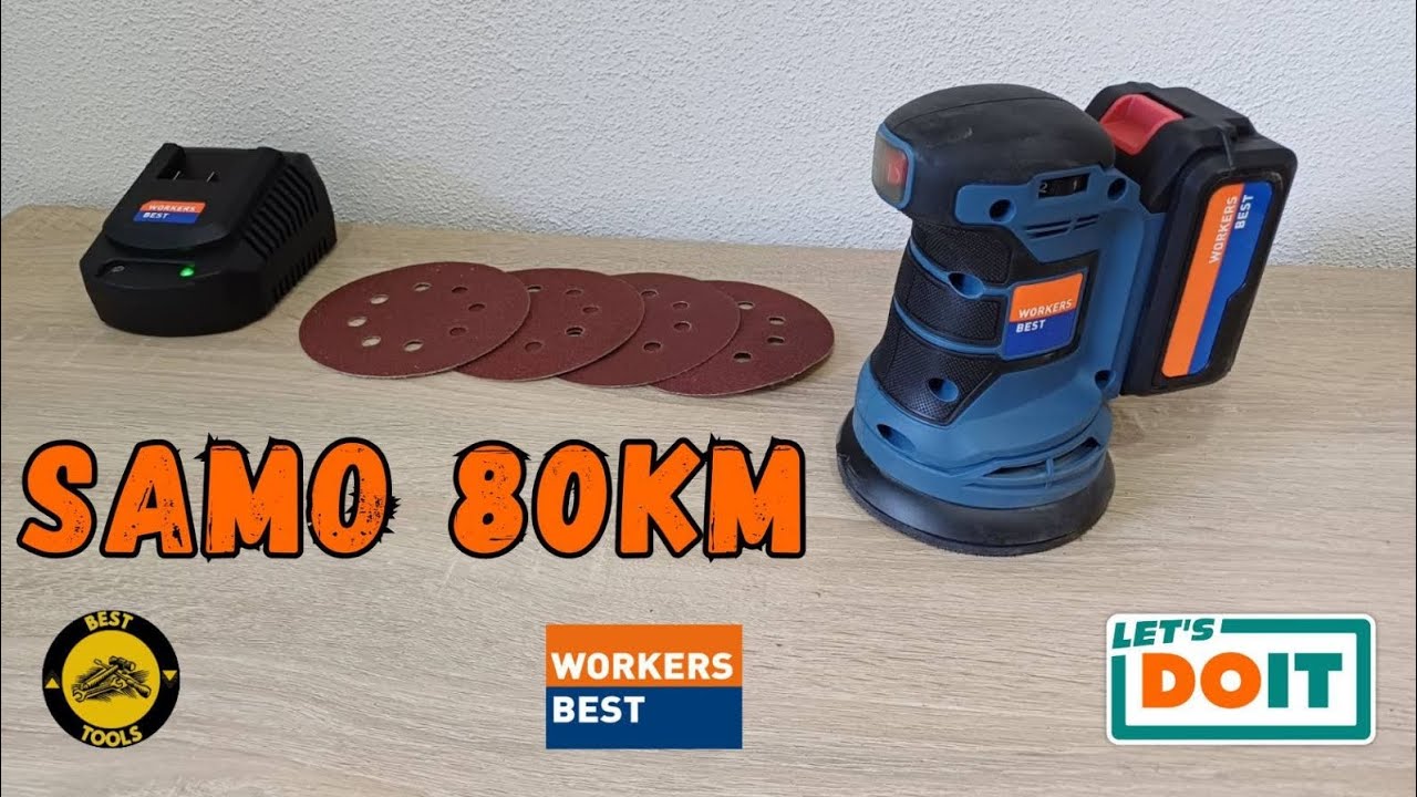 Brusilica sa snagom: WB 18V-EZS CPF - Aku Ekscentrična Brusilica Workers Best recenzija test