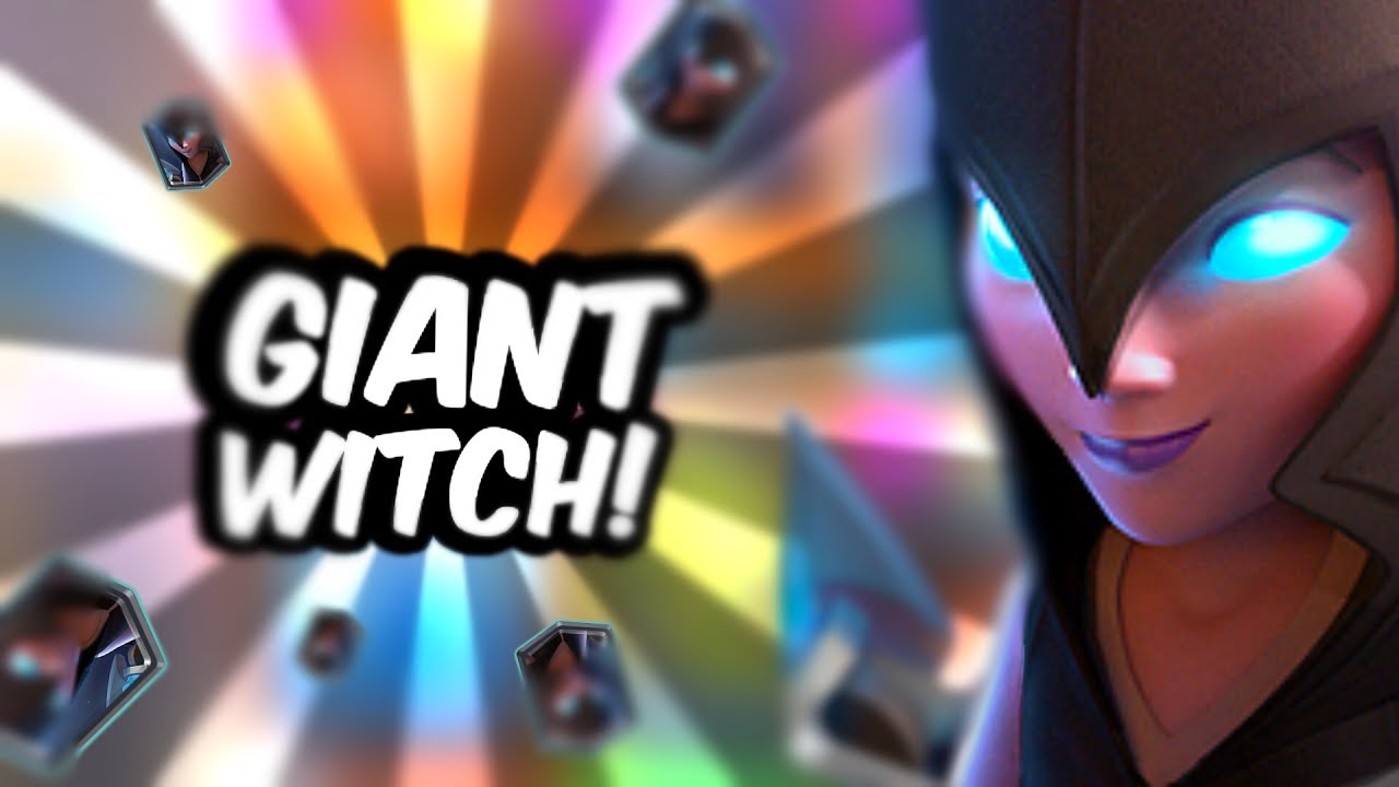 THIS HAS TO BE NERFED! Hybrid Giant Witch Best Challenge Deck - Clash Royale