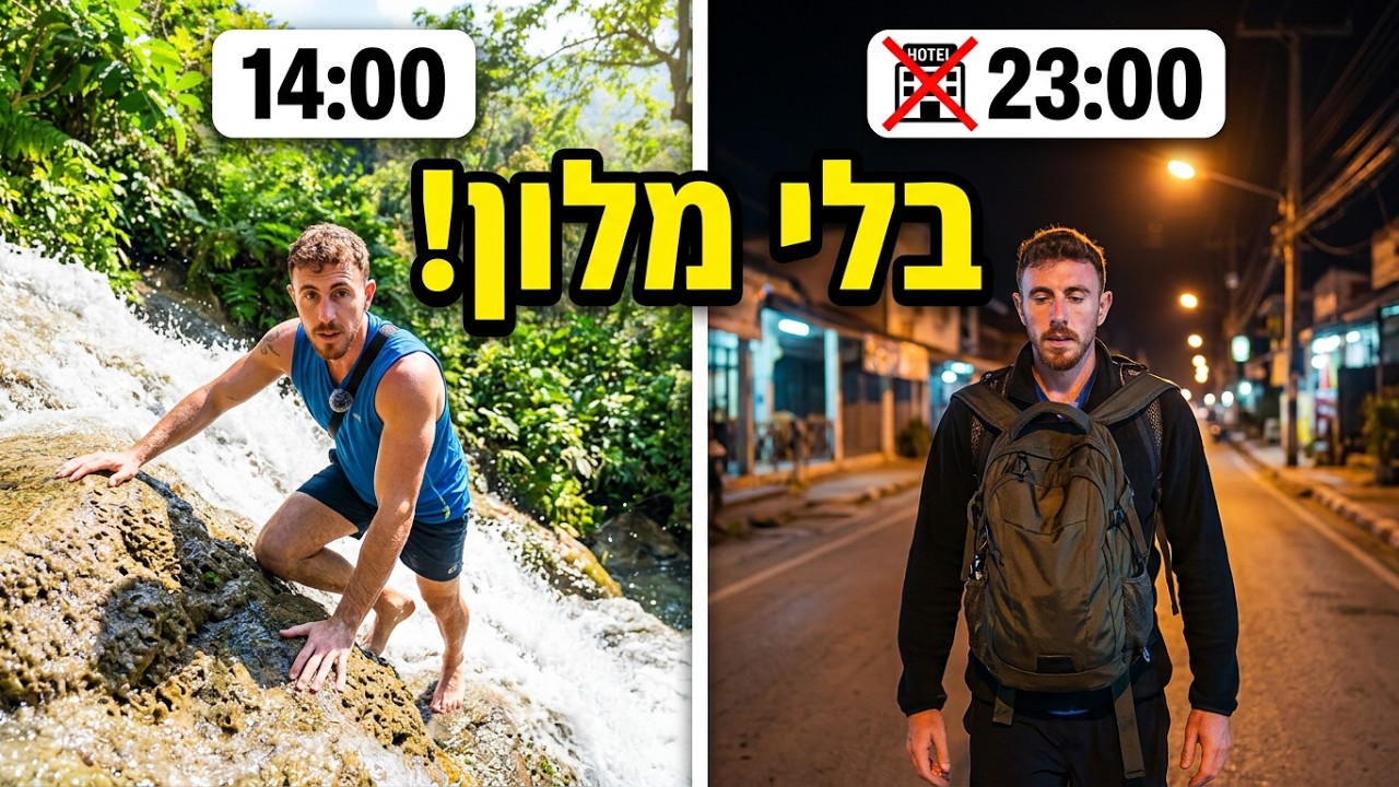 הגעתי לצפון תאילנד בלי מלון ובלי תכנון 🇹🇭