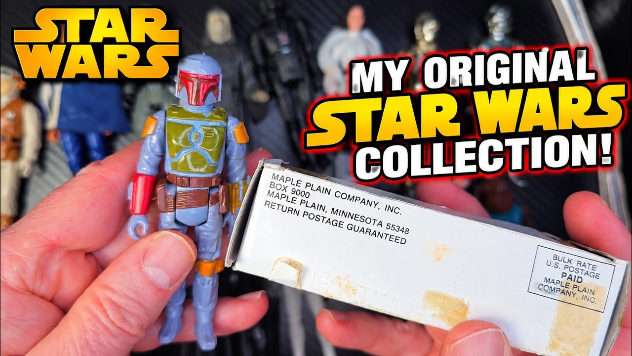 Vintage Star Wars Action Figure Collection! 🪐 Original Kenner Toys & Rare Figures
