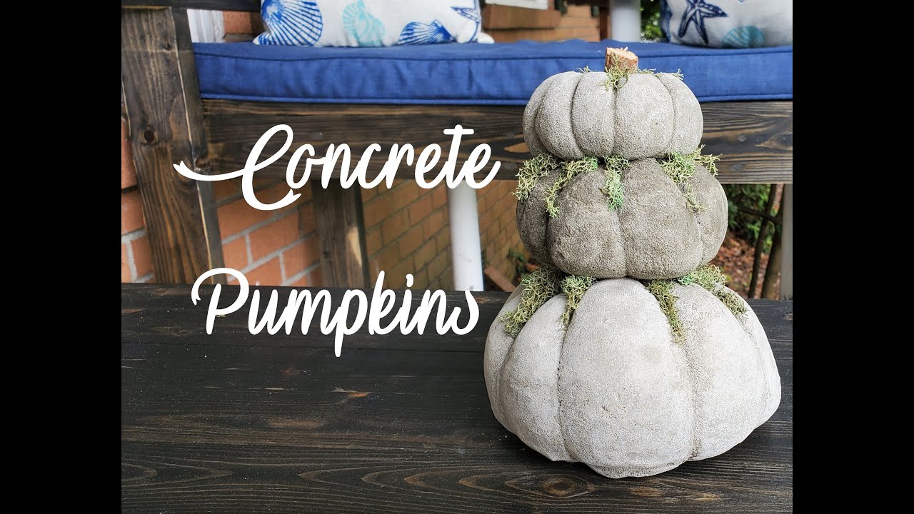 Concrete Pumpkin