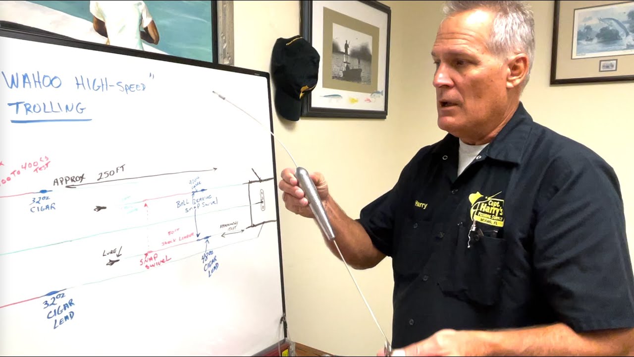 Простая высокоскоростная троллинговая ловля ваху.