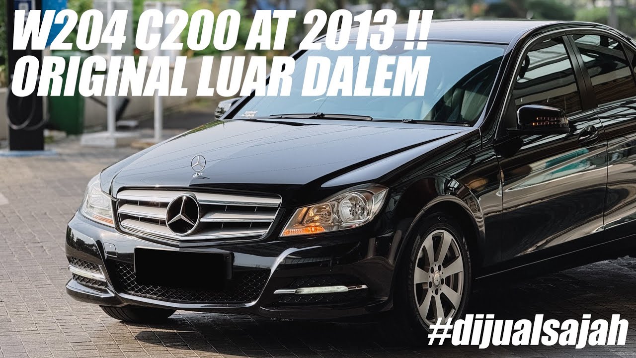 EKS PROFESOR DOKTOR | MERCY W204 C200 AT 2013 FACELIFT | OBSIDIAN BLACK TO BLACK #dijualsajah