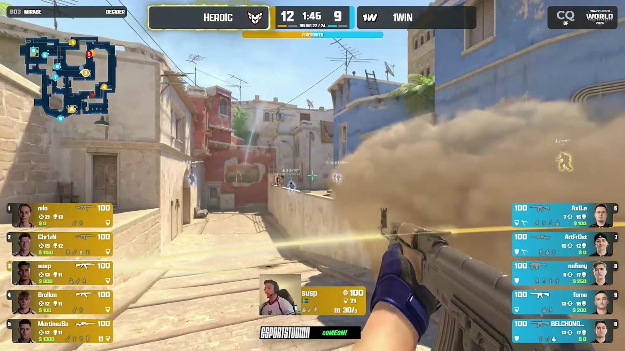 HEROIC vs 1Win - Thunderpick World Championship 2026 Closed Qualifier - Caster: @dennissanden