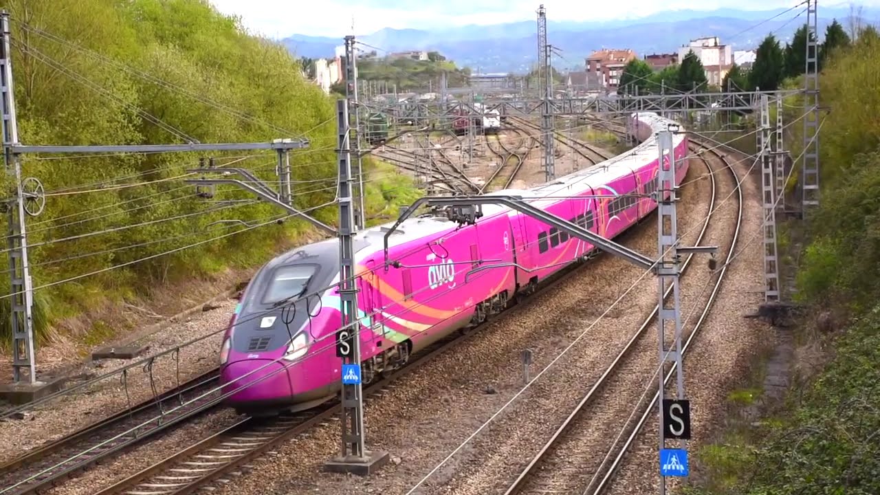 Trenes en Asturias 2025. Lugo de Llanera.