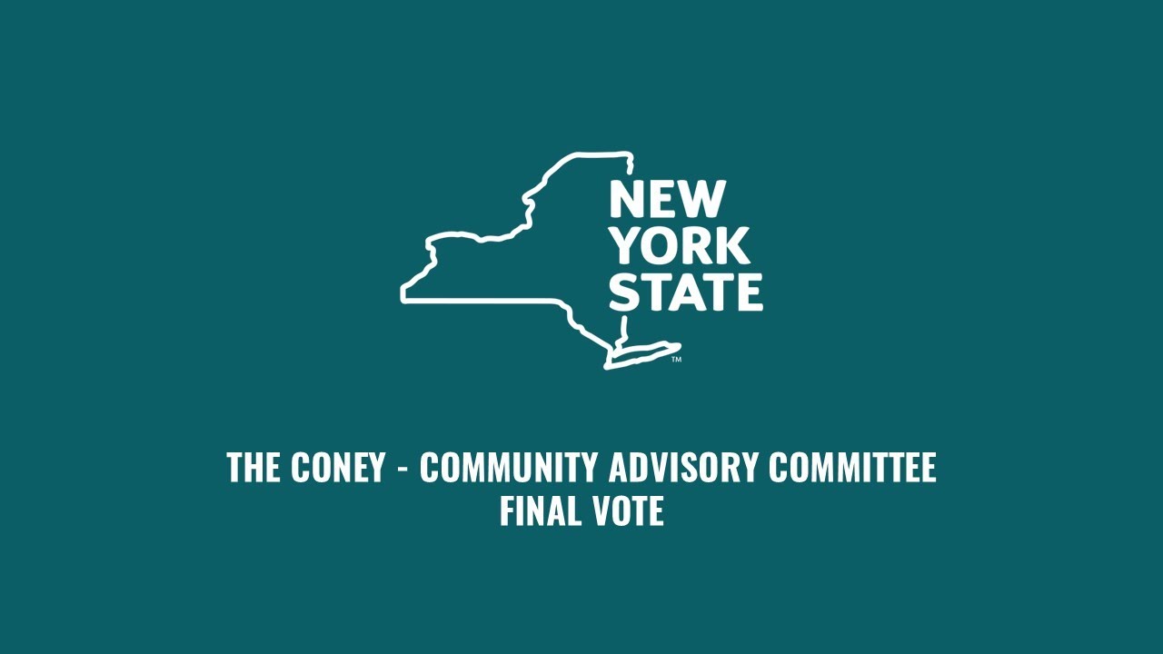 The Coney - Community Advisory Committee - Final Vote – September 29, 2025